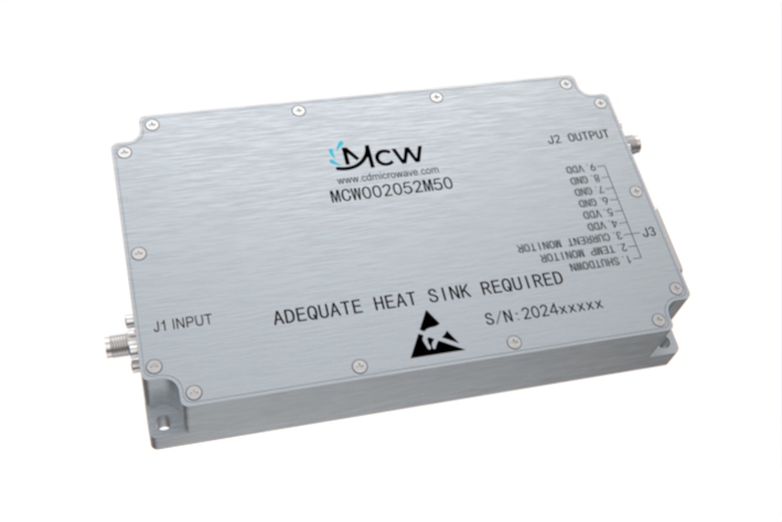 20MHz to 520MHz multi-octave high power Broadband Amplifier 50 dB Gain 100 Watt