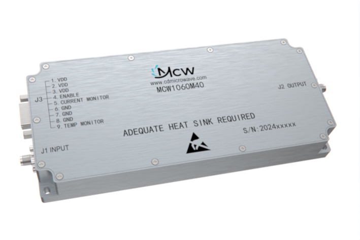 1000MHz to 6000MHz multi-octave high power Broadband Amplifier 40 dB Gain 10 Watt